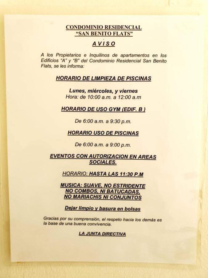 Ferienwohnung San Benito Flats Wifi 50Mg - 4 Huespedes - Parqueos San Salvador Exterior foto